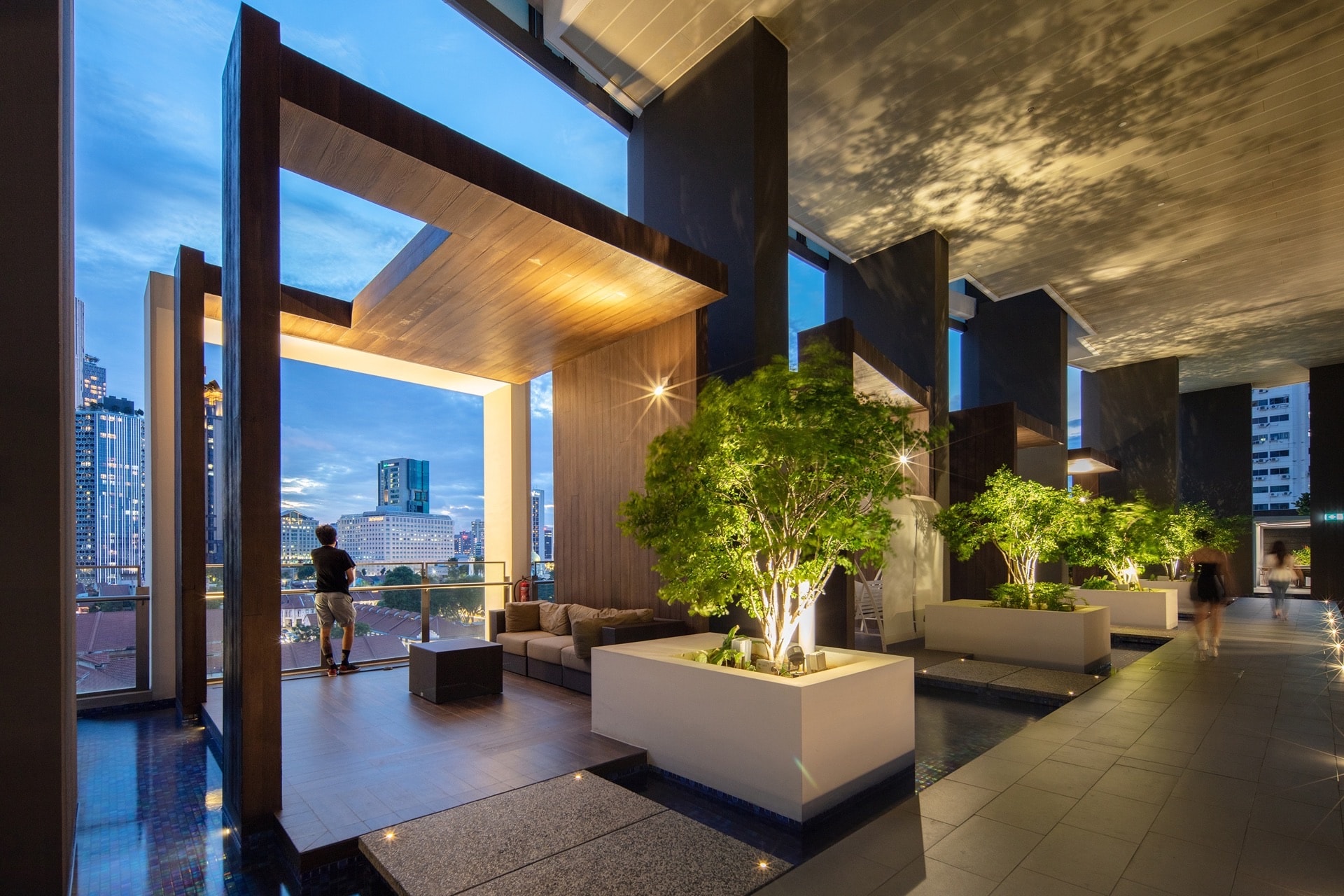 City Gate residences — rooftop terrace