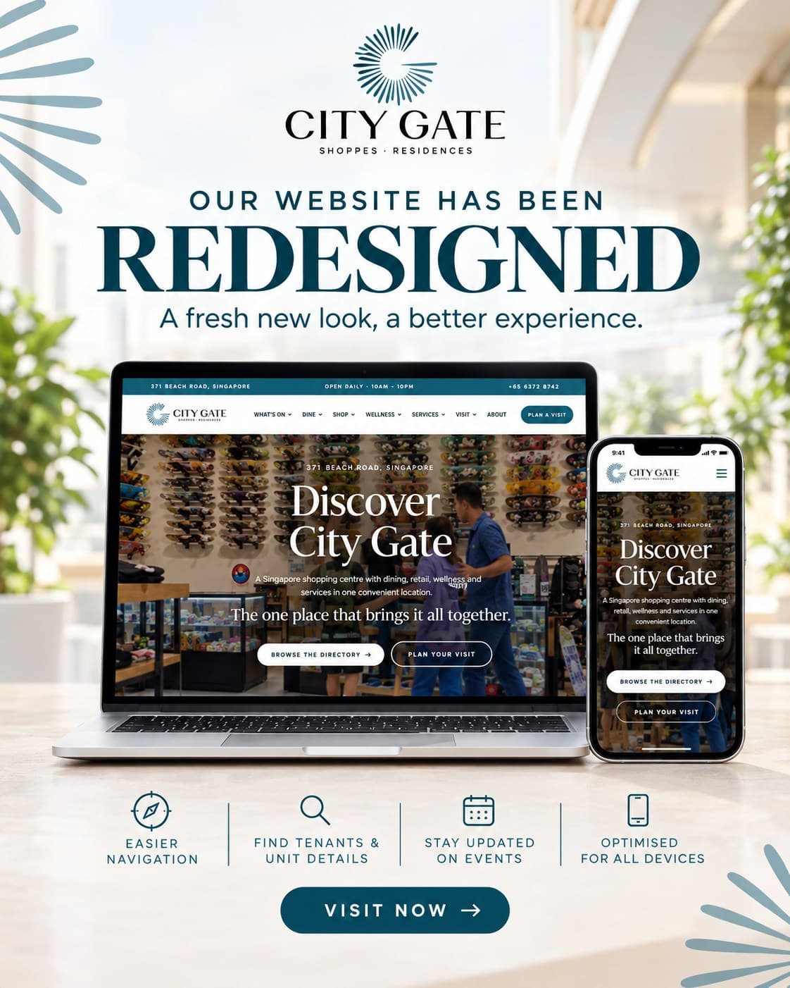 Finding your favourite spot at City Gate just got easier ✨