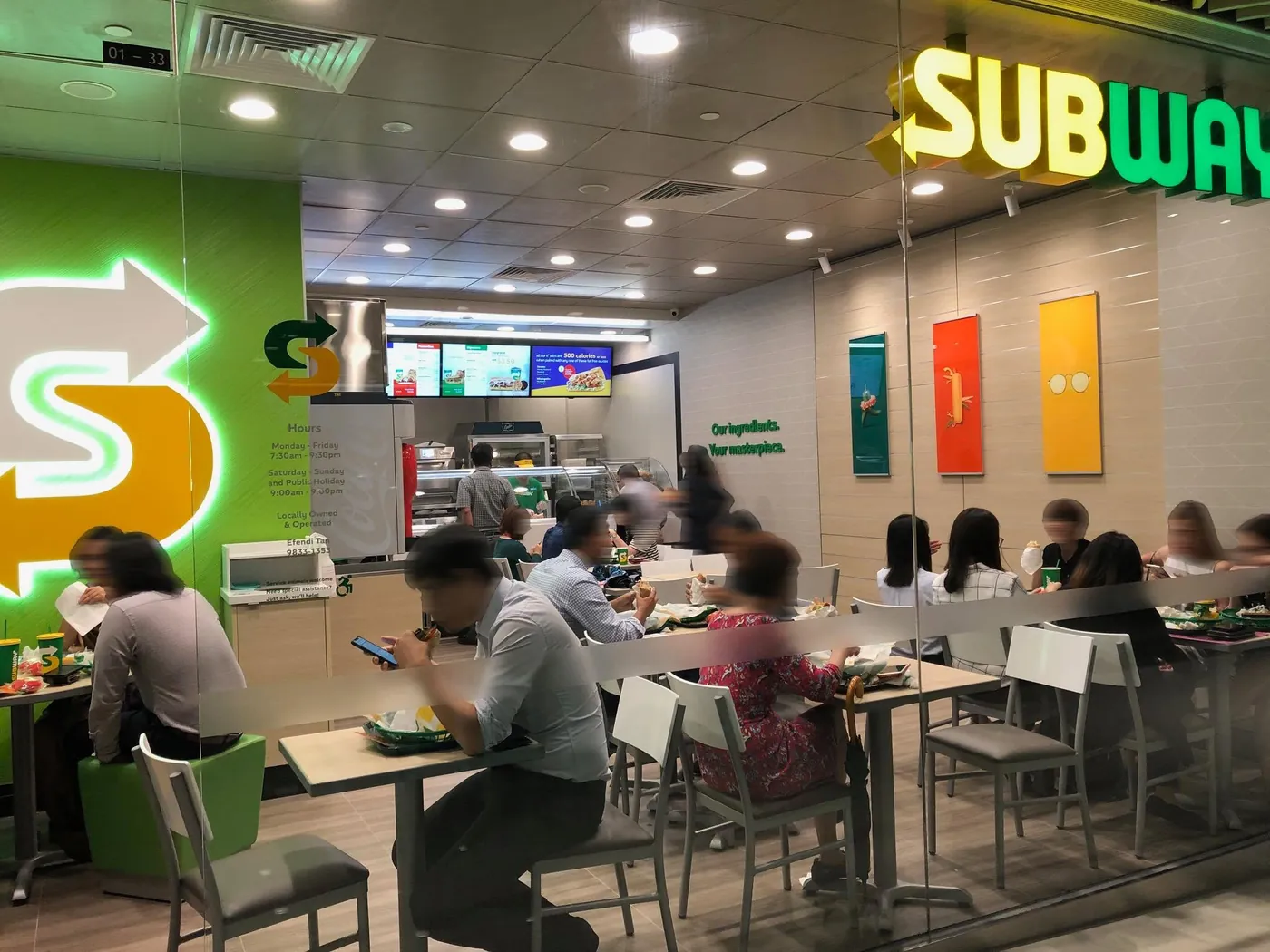 The Subway outlet at City Gate
