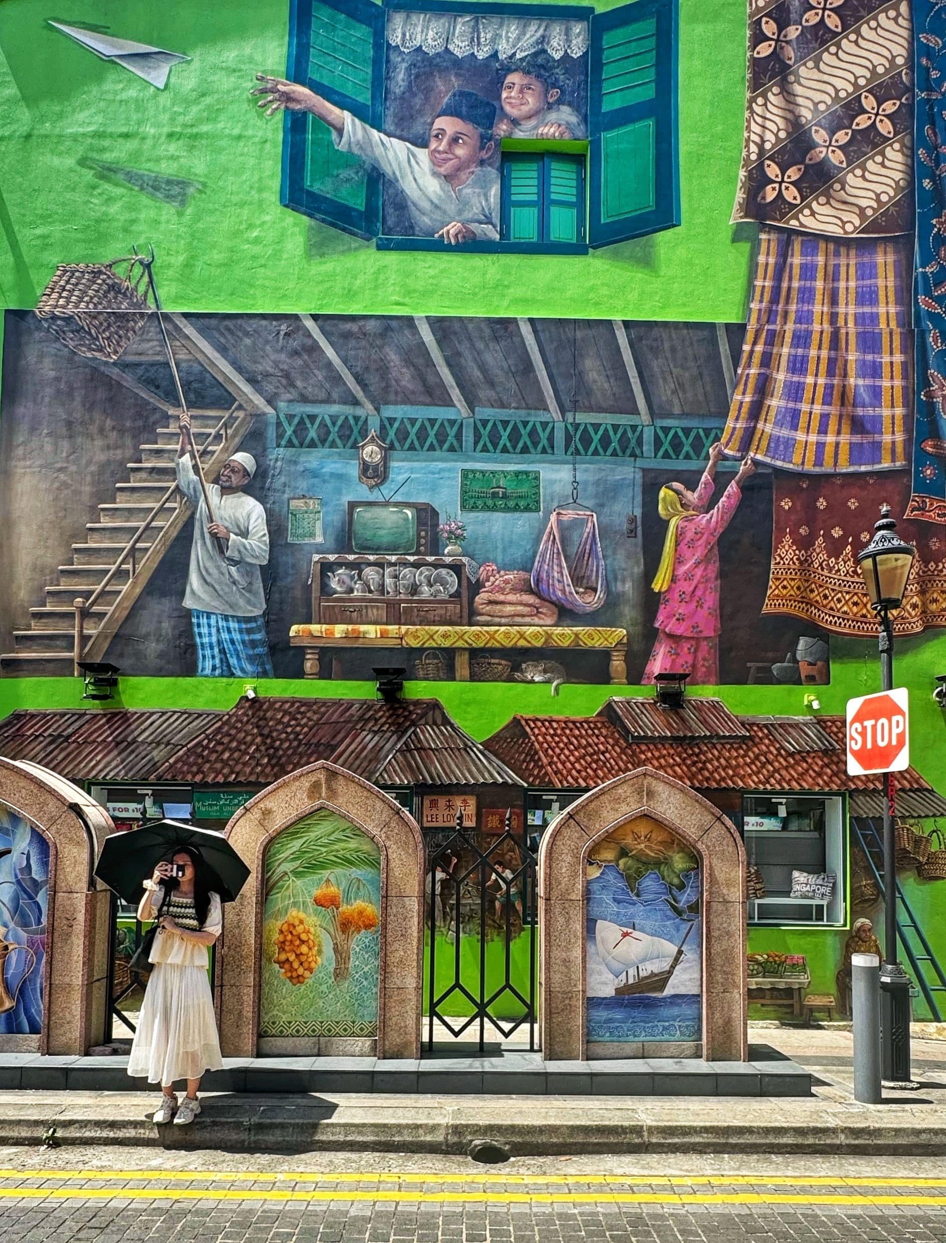 Kampong Glam near City Gate — Sultan Mosque · Arab Street · Haji Lane
