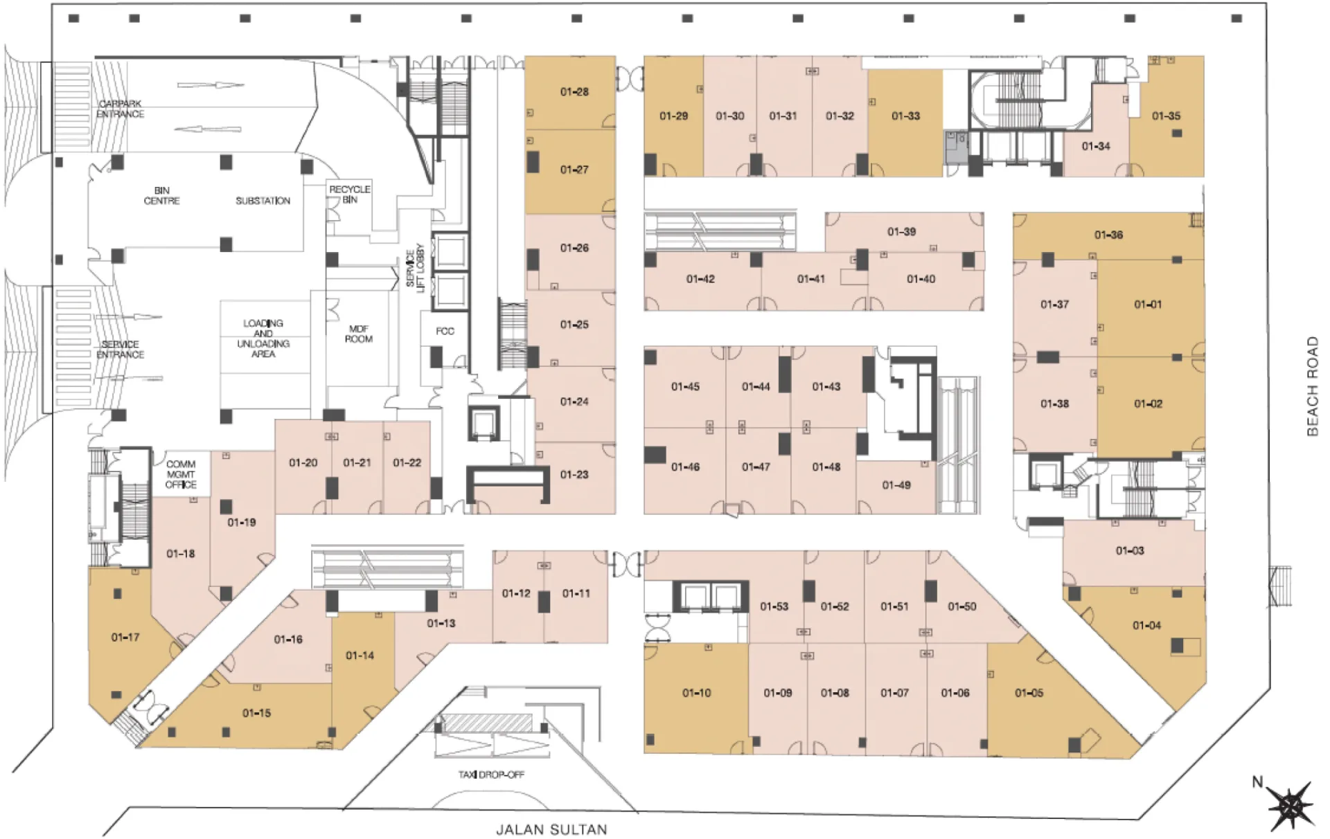 City Gate Level 1 floor plan